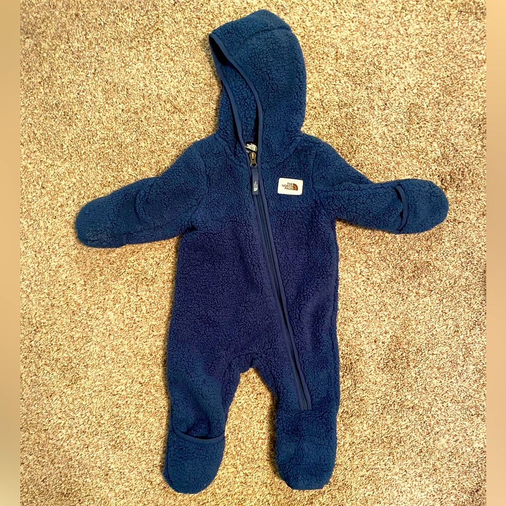 The North Face baby snowsuit, size 6-12 months
